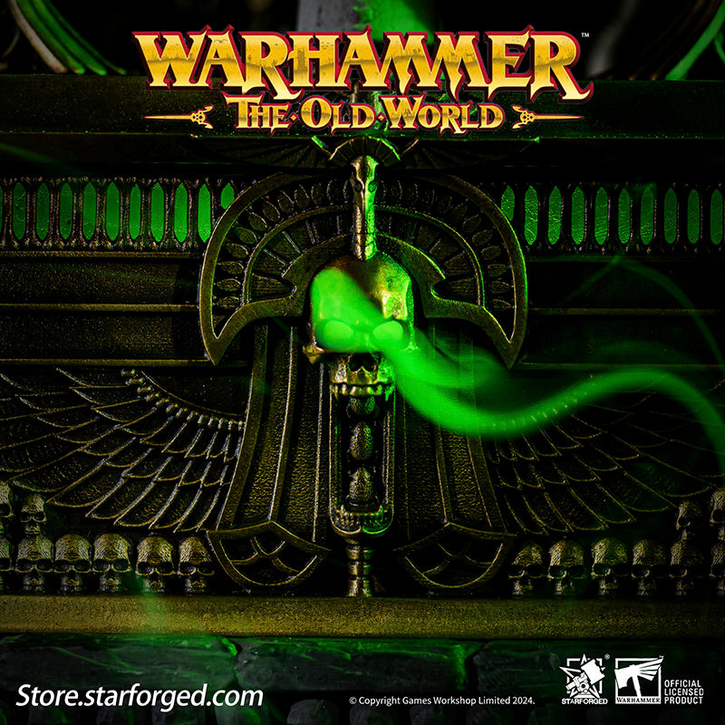Starforged The Old World Warhammer Casket of Souls Incense Burner Tomb King dynasty Lords Aromatherapy Diffuser Other